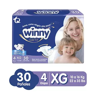 Pañal Winny Gold Etapa 4
