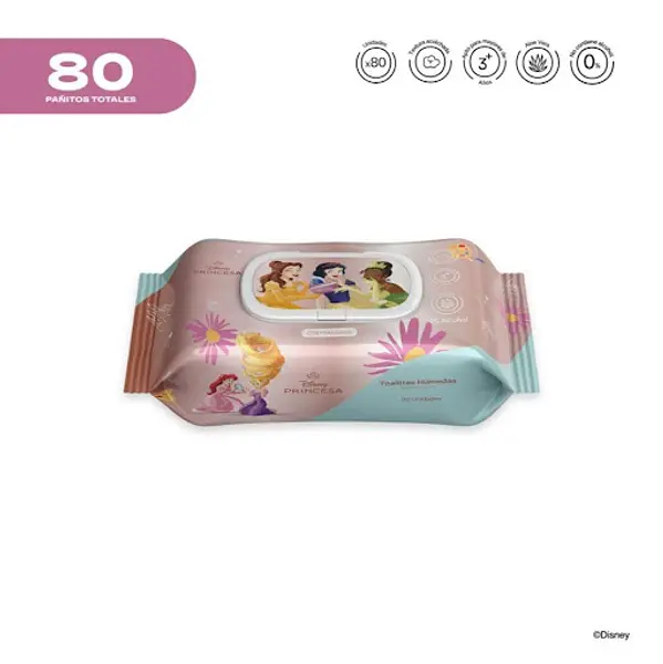 Pañitos Húmedos Disney Cosmos Princesas